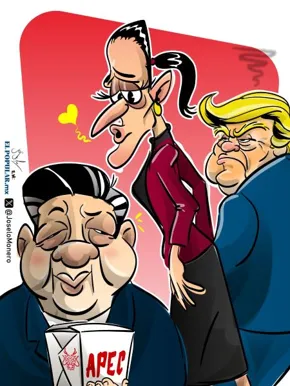Yo tratando de ligarme las inversiones chinas sin que el t&oacute;xico de Washington me cancele el tratado&hellip;