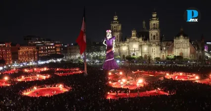 La Catrina m&aacute;s grande del mundo mide m&aacute;s de 33 metros y est&aacute; en Ciudad de M&eacute;xico 