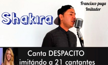 Mexicano canta Despacito imitando a 21 int&eacute;rpretes
