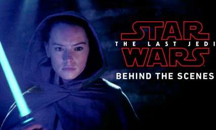 Presentan detr&aacute;s de c&aacute;maras de Star Wars: The Last Jedi