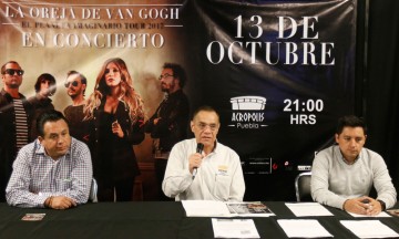 La Oreja de Van Gogh visitará Puebla