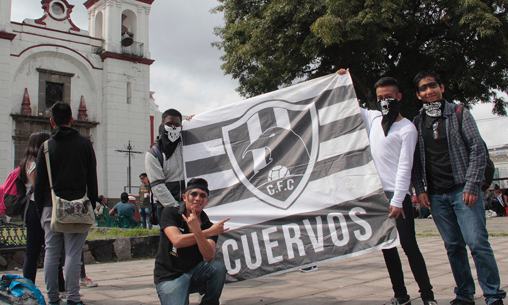 Club de cuervos posa sus alas en Puebla
