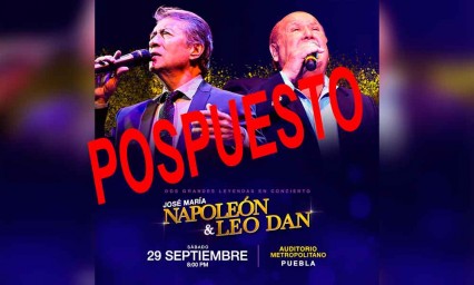Posponen concierto de Leo Dan y Napole&oacute;n 