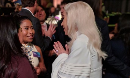 Yalitza Aparicio y Lady Gaga conviven en el almuerzo del Oscar