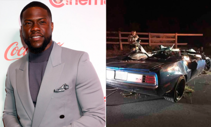 Kevin Hart sufre accidente automovil&iacute;stico