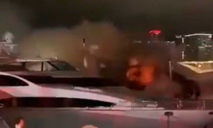 Se incendia yate de Marc Anthony de siete millones de d&oacute;lares