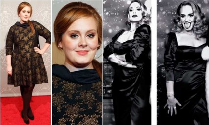 &iexcl;Luce irreconocible! Adele adelanta la navidad con fotograf&iacute;as junto al Grinch y Santa Claus 