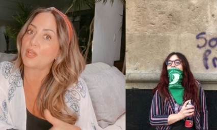 Andrea Legarreta aclara rumores que la ligan a joven acusada de actos vand&aacute;licos