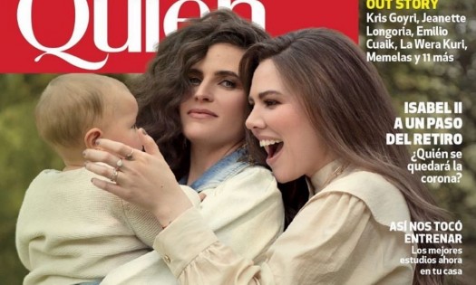 Familia de Joy Huerta posan para la portada de famosa revista