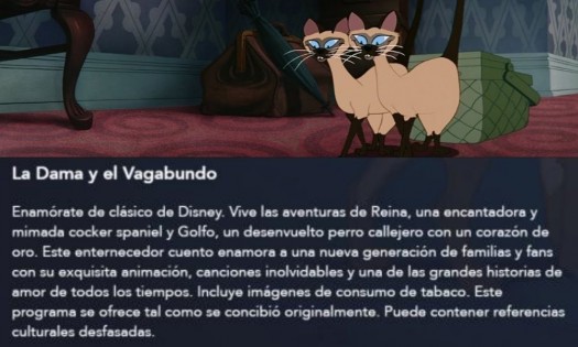 Disney añade advertencia de racismo al comienzo de películas clásicas