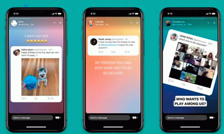 Twitter lanza la función “Fleets”  para compartir historias 