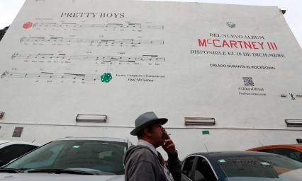 Así suena la nueva canción de Paul McCartney, pintada en Ciudad de México
