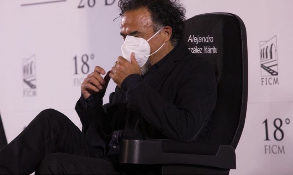 Captan a González Iñárritu en el rodaje de su nuevo filme, Limbo, en México