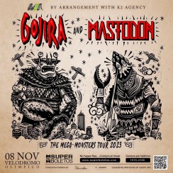 Gojira y Mastodon Aterrizan en México con 'The Mega Monsters Tour