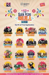 Conoce toda la cartelera de la feria de cholula 2023