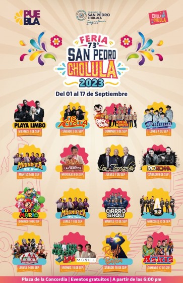 ¡Prepárate para la Emoción! Feria de Cholula 2023 Llega con Sorpresas