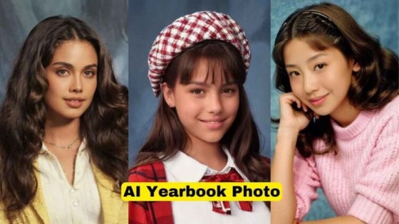 Revive la nostalgia de los años 90 con fotos de anuario AI