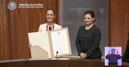 Claudia Sheinbaum recibe constancia de presidenta electa, rompiendo barreras históricas