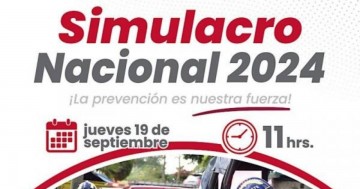 ¿A qué hora es el Simulacro Nacional 2024 Puebla?