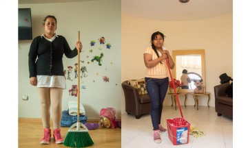 Honran a trabajadoras del hogar con muestra