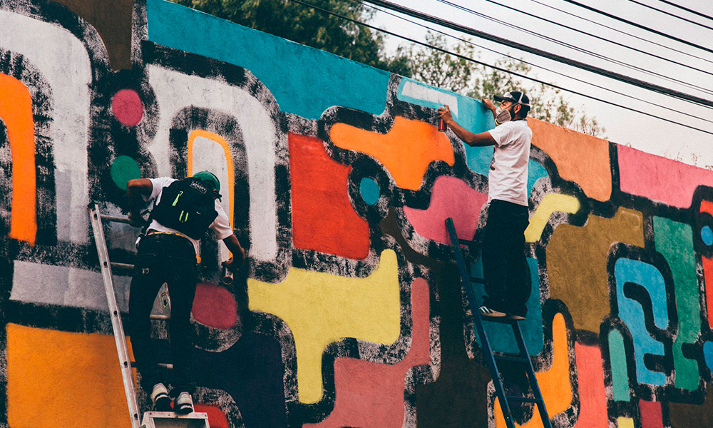 Proyecto La Rueda da color al barrio El Alto