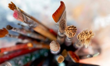 Muri&oacute; Felipe Castellanos, muralista poblano