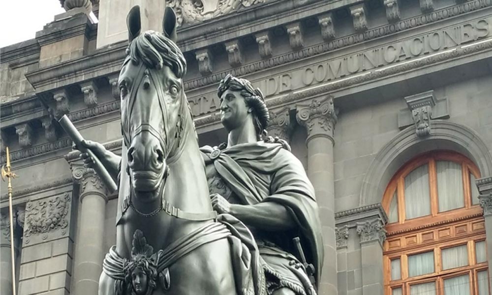 ¡Como nueva! Escultura del “Caballito” vuelve a ver la luz