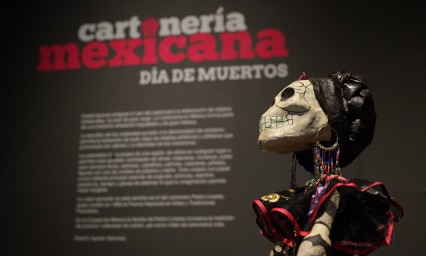 Exponen cartoner&iacute;a de D&iacute;a de Muertos