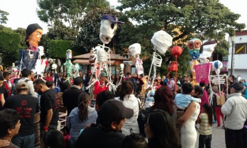 Festejan muertos en Exconvento