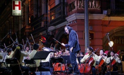 Concierto Esperanza Azteca deleita o&iacute;dos poblanos