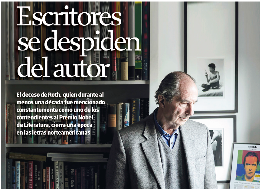 Escritores se despiden de Philip Roth