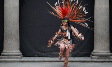 Llenan Puebla con danzas folclóricas