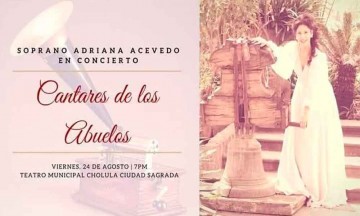 Soprano atlixquense evocará recuerdos