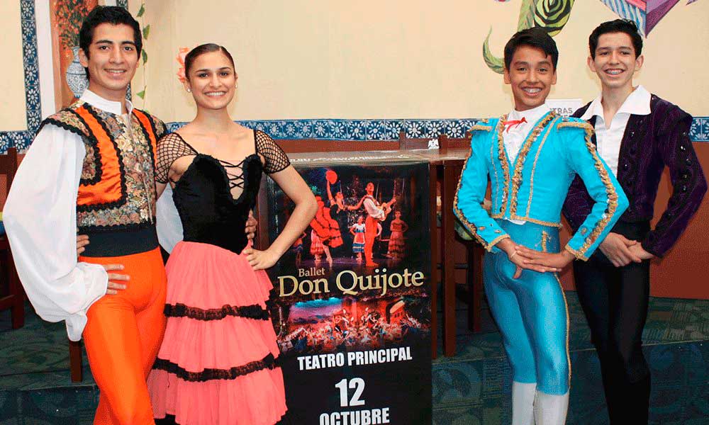 Interpretan jóvenes el Ballet Don Quijote