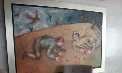 Fusionan vista y gusto con obra de Byro