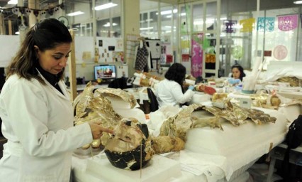 Avanza restauraci&oacute;n de escultura poblana