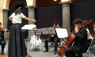 La orquesta rescata valores y disciplina