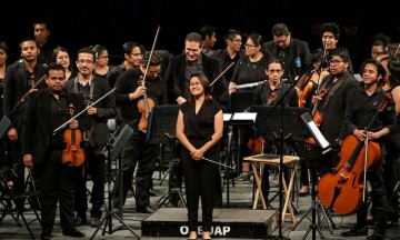 Reconocen talento femenino en concierto