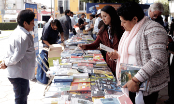 Inició fiesta del libro en San Andrés Cholula