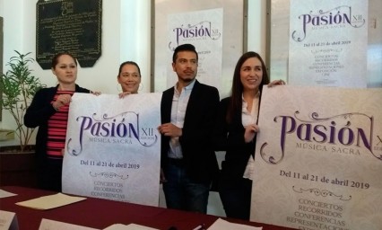 Presentan Festival Pasi&oacute;n M&uacute;sica Sacra