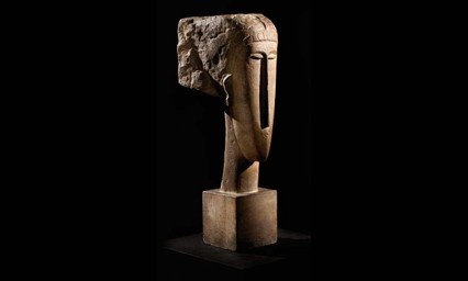 Subastar&aacute;n escultura de Modigliani