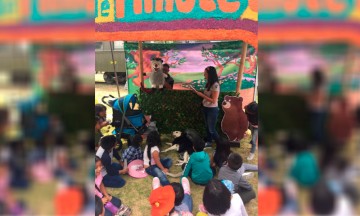 Participan peques en Festival sobre rieles