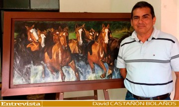 Dejé todo para enseñar pintura: David Castañón Bolaños