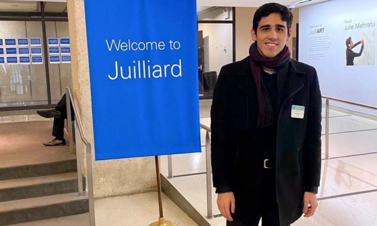 Eduardo Vega obtiene beca para The Juilliard