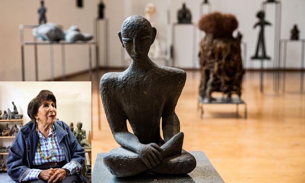 Celebran a Geles Cabrera, pionera de la escultura contemporánea en México