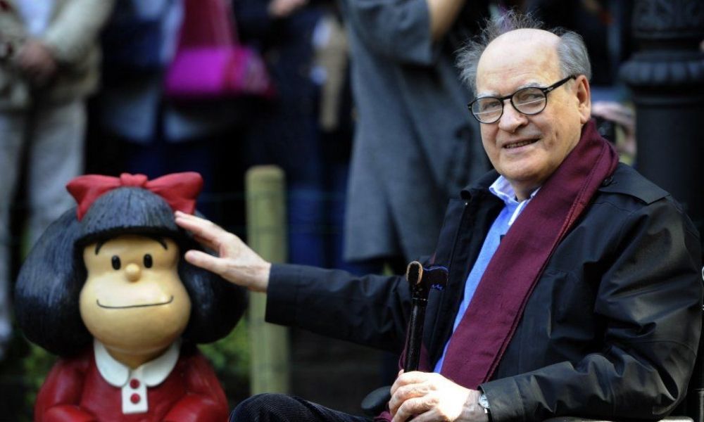  Murió Quino, creador de Mafalda
