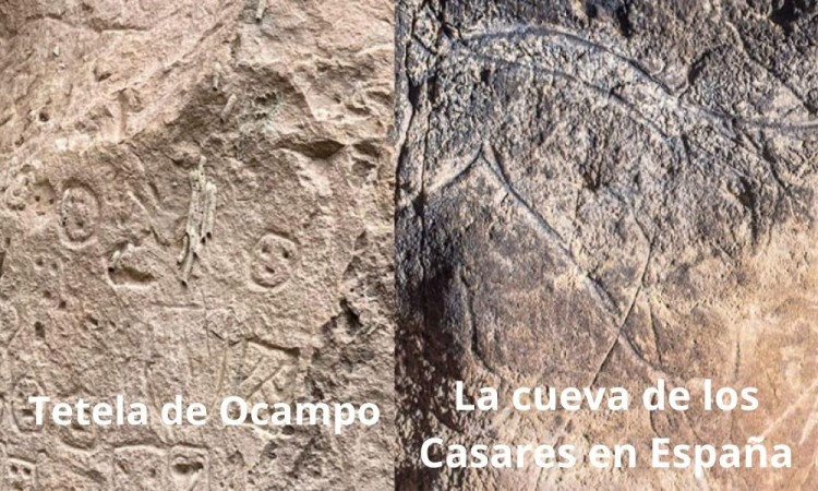 Grabados en “El altar de Carreragco” en Tetela de Ocampo revelan similitudes con la cueva de los Casares en España 