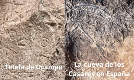 Grabados en “El altar de Carreragco” en Tetela de Ocampo revelan similitudes con "La cueva de los Casares" en España