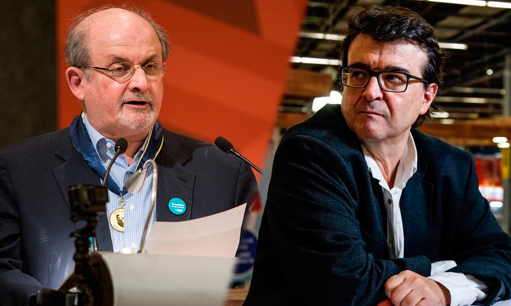 Cercas y Salman Rushdie creen que la humanidad no cambiará por la pandemia