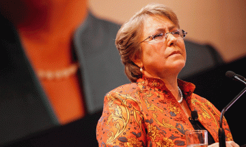 Bachelet, la más impopular entre líderes de Sudamérica